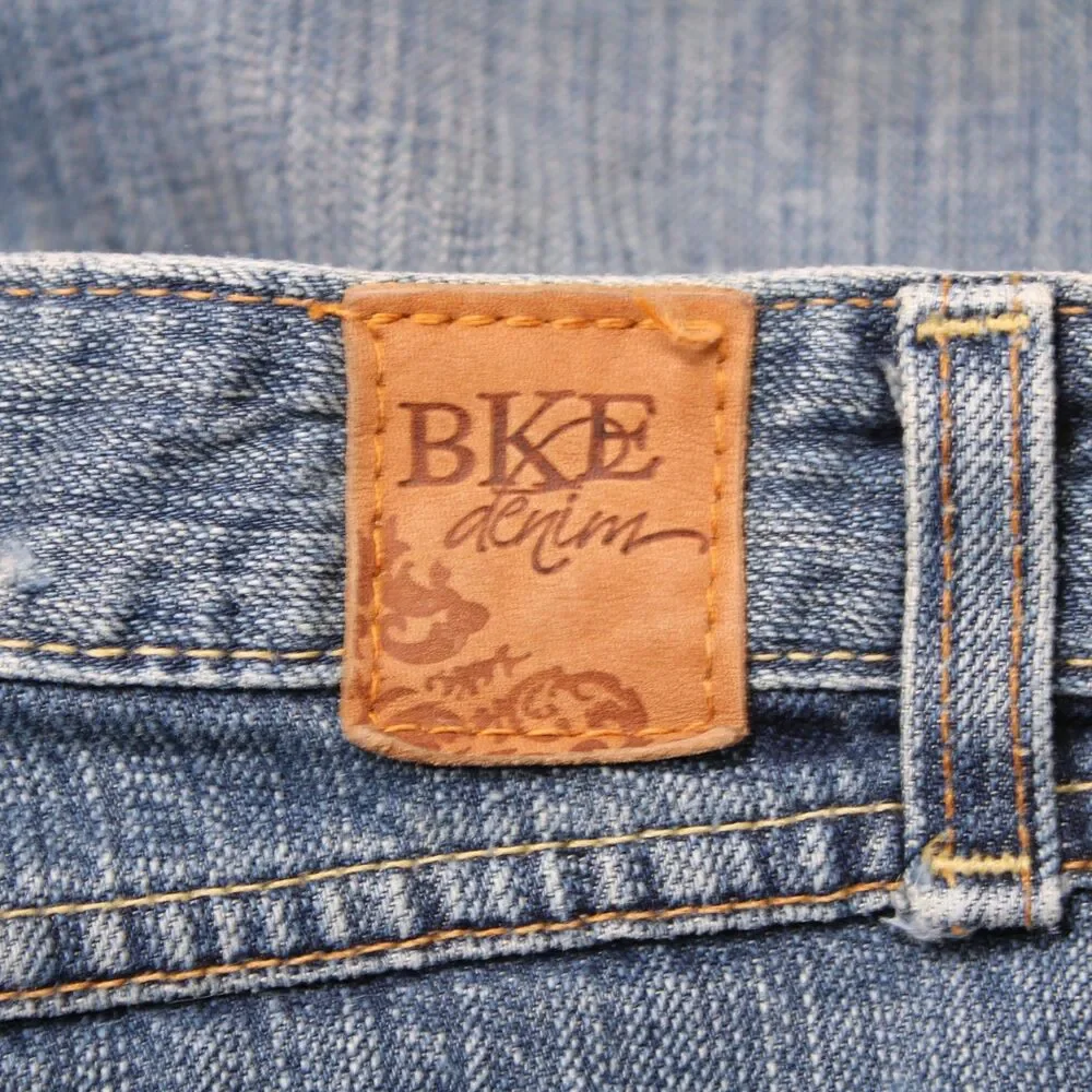 BKE Denim Medium Wash Blue Jean Bermuda Shorts Women's Size 27